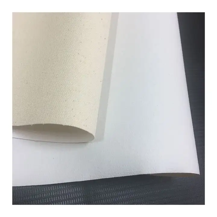 Inkjet मुद्रण के लिए कपास कैनवास रोल चमकदार मैट डाई वर्णक पर्यावरण विलायक यूवी स्याही