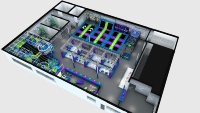 Parc de trampolines intérieur de conception professionnelle conforme aux normes de sécurité, avec lits de trampolines à ressorts robustes et rembourrage de sécurité pour centre d'amusement