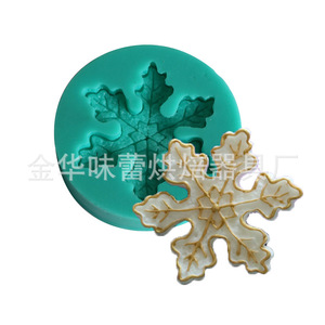 Snowflake Fondant Cake <b>Silicone</b> Mold 9 Cavities <b>Baking</b> Chocolate Mold For Handmade Epoxy Decorations - Product Image 3