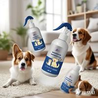 Spray désodorisant pour animaux de compagnie, parfum naturel biologique OEM, éliminateur de taches et d'odeurs, éliminateur d'odeurs d'urine d'animaux de compagnie