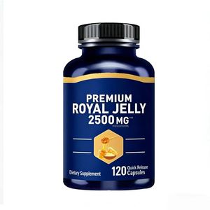 Compléments alimentaires végétaliens à base de <span class=keywords><strong>gelée</strong></span> <span class=keywords><strong>royale</strong></span> et de miel 500mg 1000mg en gélules pour adultes - Product Image 1