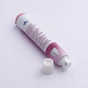 Tube d'extrusion de dentifrice souple respectueux de l'environnement petit emballage Tube vide de dentifrice d'hôtel Tube de dentifrice en aluminium