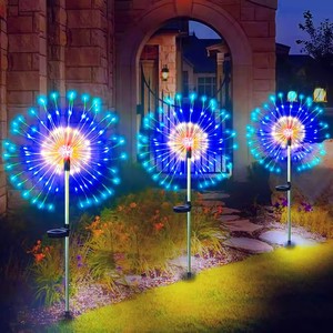 Luces Solares LED con Forma de Fuegos Artificiales, Lámpara Decorativa para Jardín, Decoración de Jardín con Energía Solar - Product Image 3