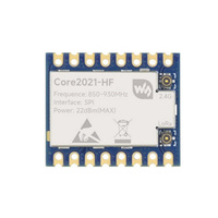 Module LoRa double bande LF/HF Core2021 basé sur le transceiver LR2021, prend en charge les bandes de fréquences Sub-GHz, 2,4 GHz et 1,5~2,5 GHz, LoRaWAN
