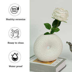 Décor de ferme moderne Vases sur pied en porcelaine <span class=keywords><strong>Vase</strong></span> <span class=keywords><strong>à</strong></span> fleurs <span class=keywords><strong>au</strong></span> <span class=keywords><strong>sol</strong></span> <span class=keywords><strong>Grand</strong></span> <span class=keywords><strong>vase</strong></span> en céramique pour le salon - Product Image 4