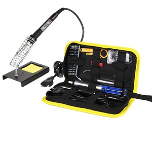 Kit <span class=keywords><strong>de</strong></span> Soldadura con Temperatura Ajustable, Bomba <span class=keywords><strong>de</strong></span> Desoldadura y Múltiples Puntas para Reparación <span class=keywords><strong>de</strong></span> Electrónica y Trabajos con Circuitos - Product Image 1