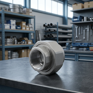 Conexiones Roscadas NPT de Acero Inoxidable de Primera Calidad, Componentes Industriales para Tuberías, Sistemas de Plomería, Ingeniería y Construcción - Product Image 1