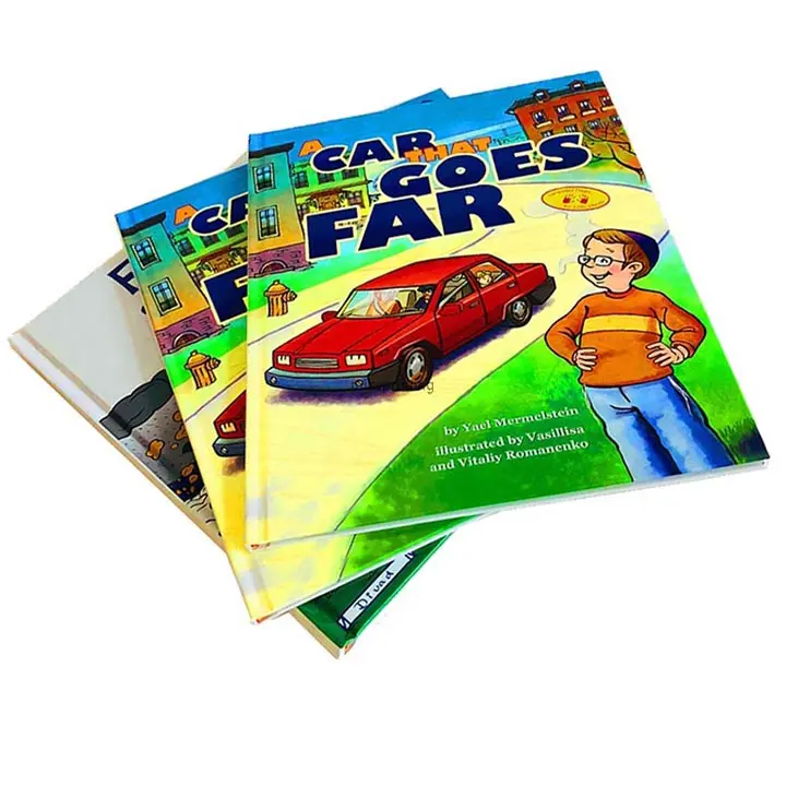 Buku sampul keras pendidikan anak cetak kustom buku papan anak-anak warna penuh untuk anak-anak