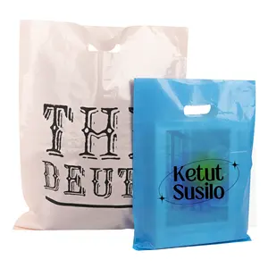 Wholesale Shopping Bags Clothes Shopping Die Cut Bag Custom Logo Recyclable T-shirts Bag