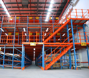 Hệ thống lửng mạnh mẽ với lưới thép và kệ <span class=keywords><strong>Pallet</strong></span>, cung cấp tới 5 cấp độ lưu trữ - Product Image 5