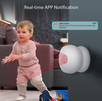 Capteur de mouvement PIR intelligent ZigBee Doodle pour maison connectée, infrarouge, avec application, minuterie et fixation magnétique