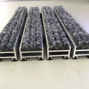 Tapis d'entrée anti-saleté en aluminium antidérapant avec paillasson encastré pour les entreprises, les hôtels, les bureaux, les centres commerciaux - Product Image 2