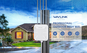 WAVLINK AX3000 Extérieur <span class=keywords><strong>WiFi</strong></span> <span class=keywords><strong>6</strong></span> Extender Longue Portée IP67 Point D'accès Extérieur Actif PoE 4x8dBi Antennes <span class=keywords><strong>WiFi</strong></span> Routeur Répéteur - Product Image 3