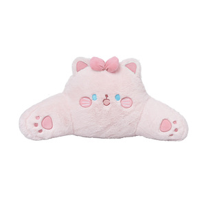 Cute Cat Car Lumbar Support Pillow U Shape Ergonomic Seat <b>Cushion</b> For Auto Interior Comfort - Product Image 5