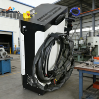 Machine de nettoyage au laser pulsé refroidie par air de 100W, 200W, 300W, 500W pour l'élimination sur site de la rouille et de la peinture des grandes composantes structurelles