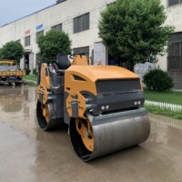 Compacteur routier vibrant à tambour unique de 1, 2 et 5 tonnes, fabriqué en Chine, avec moteur et pompe