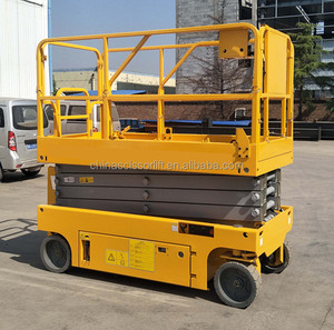 Piattaforma a forbice elettrica semovente da 6 m con movimento fluido su terra - Product Image 4