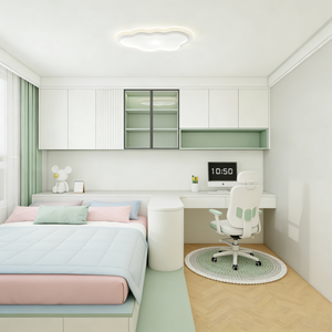 Armario y Cama Tatami de Madera Modernos Personalizados de Fábrica con Espacio de Almacenamiento <span class=keywords><strong>para</strong></span> Apartamentos y Hoteles - Product Image 3