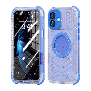 สินค้ามาใหม่เข้ากันได้กับ iPhone 16 Plus CC เคสกันน้ำที่ได้รับการรับรอง IP68สำหรับโทรศัพท์มือถือที่มีอุปกรณ์ป้องกันหน้าจอในตัว - Product Image 4