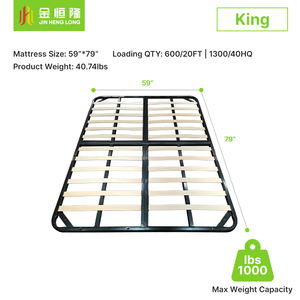 Складной металлический каркас кровати, Европейский Королевский размер 150x200 см, дизайнерский стиль, последняя тенденция для спальни - Product Image 3