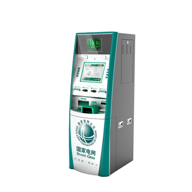 17 19 Inch Touch Screen Currency Exchange Kiosk Cash Dispenser Safe Box ATM Machine Card Reader Self Service Terminal Machine