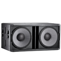 Haut-parleur double de 18 pouces pour scène professionnelle STX828S 1600 Watt Équipement de sonorisation Dj