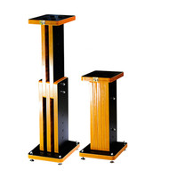 Support de pied de haut-parleur DY-010, support d'amortisseur Audio, moniteur Surround de sol, étagère, boîte de rangement, réglage rétractable/1 paire