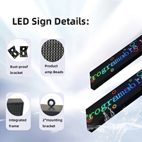 P2.5 P4 P5 Señal de mensaje LED Wifi de desplazamiento programable a todo color RGB para exteriores con SDK para tienda minorista