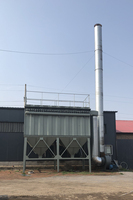 Großer Industriestaubsammler mit Druckluftfilter für Große Induktionsöfen, Abgasreinigung in Stahlwerken, etc.