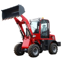 Titanhi Hoflader China 800kg 0.8 Tonnen ZL08F Kleintraktor Farm Mini CE Radlader mit Euro 3 Motor, Schnellwechsler und Palettengabel – Preis
