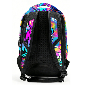 Mochila de Viaje para Computadora a Prueba de Agua, Personalizada de Fábrica, a <span class=keywords><strong>la</strong></span> Moda, con Diseño de Grafiti, para <span class=keywords><strong>la</strong></span> Escuela, Deportes al Aire Libre, Venta en Línea - Product Image 2