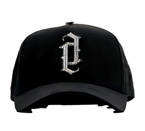 Beard <b>Hats</b> OEM Custom Terry Bows Rhinestone Original Gorra Barbas Magician G5 Collection Black 5-Panel Baseball Caps - Product Image 1