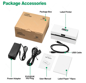 Imprimante d'étiquettes d'expédition thermique sans fil USB sans encre 4*6 pour l'impression d'étiquettes <span class=keywords><strong>Amazon</strong></span> avec produits en stock - Product Image 6