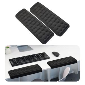 Ensemble de 2 repose-poignets ergonomiques en mousse à mémoire de forme pour clavier, coussin antidérapant en nid d'abeille, support de poignet confortable pour le bureau - Product Image 3