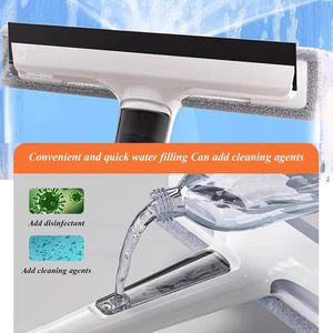 Long Handle Double Side Multi-functional High-Quality Window <b>Scraper</b> Spray Glass Wiper Squeeze and Wiper Scrubber - Product Image 4