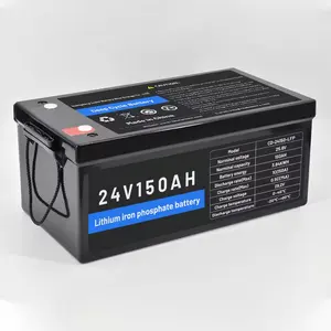 LifePo4 12V เก็บพลังงานแบตเตอรี่ 24V 48V 50Ah 100Ah 200Ah 300Ah 400Ah แบตเตอรี่ลิเธียมเหล็กฟอสเฟต LifePo4 แบตเตอรี่ BMS