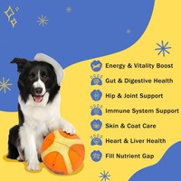Complément multivitaminé pour chien en gel personnalisé, fournit des vitamines et des minéraux essentiels, avec probiotiques