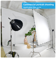 Fond de photographie pliable Selens 1,5 m 2 m 2,4 m 3,6 m noir vert ChromaKey pour studio et cinéma