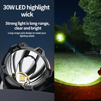 Lampe de camping télescopique Lanterne de camping Lampe de travail LED rechargeable avec support Lampe de poche portable pour randonnée Camping Pêche