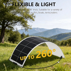 Vente Flash Panneau Solaire Flexible Alecter Monocristallin APH-P106 100W 182mm Haute Efficacité 22% Étanche 970x565mm 2mm - Product Image 3