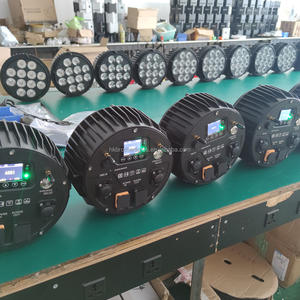 Luces LED RGBWA UV para Exteriores, con Batería, para Escenarios y DJ, 9x12w 6en1, con Iluminación Inalámbrica Integrada para Discotecas, Bodas y Fiestas - Product Image 6