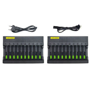 Bộ sạc pin 10 khe với bộ sạc pin <span class=keywords><strong>lithium</strong></span> <span class=keywords><strong>ion</strong></span> 18650 10 bay - Product Image 2