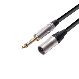 สายไมโครโฟน XLR PVC <span class=keywords><strong>3</strong></span>พินแจ็ค6.5มม. ตัวขยายสายเคเบิลเสริมสำหรับใช้ในบ้าน1ม. 1.5ม. 15ม. - Product Image 3