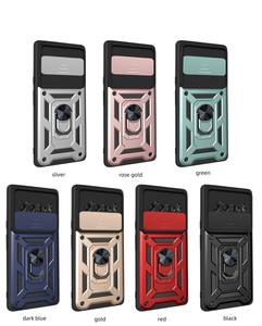 Lichicase coque rigide robuste pour téléphone portable pour <span class=keywords><strong>Google</strong></span> Pixel 6 Pro couverture de téléphone hybride avec porte-anneau à 360 degrés - Product Image 6