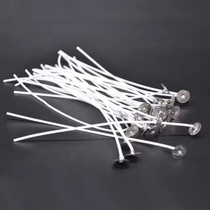 فتيل شمع قطني عالي الجودة بطول 10 سم لصناعة الشموع يدويًا، إنتاج المصنع لعام 2026 - Product Image 3