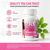 Capsules de soutien métabolique actif en 7 jours, marque privée, compléments naturels pour le remodelage corporel