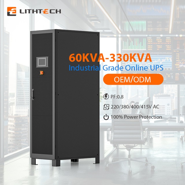 Industrial Online UPS 330KVA 3 Three Phase 300 KVA 80KVA 330KW 380/400/415V UPS Backup Power Supply
