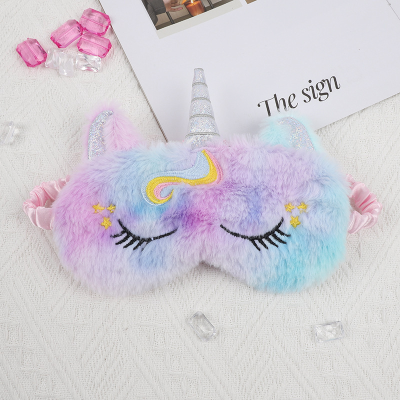 Unicornio deslumbrante azul púrpura