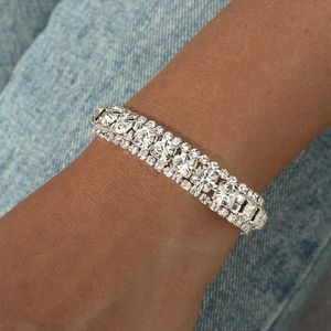 Nouvelle mode Bracelet complet en diamant pour femme mariée vêtements de mariage et accessoires génération cheveux - Product Image 3