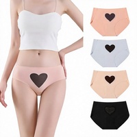 Groothandel dames dunne effen gekleurde naadloze low-rise dagelijkse mode transparante slip doorschijnende bikini OEM slips